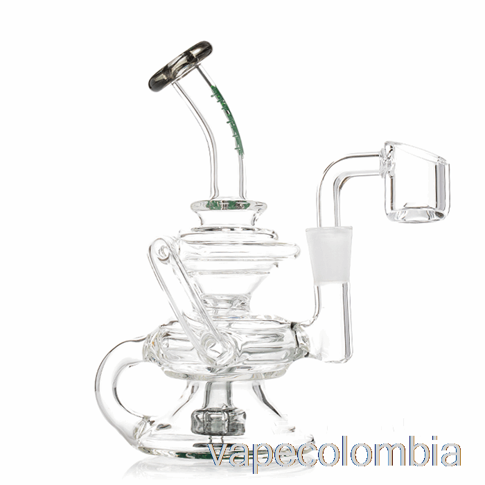 Vape Desechable Ooze Rip Tide Mini Recycler Dab Rig Limo Verde (claro / Verde)